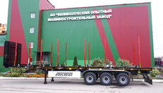 Полуприцеп-сортиментовоз STEELBEAR PT-24L — общий вид сбоку