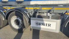 Полуприцеп-контейнеровоз BRAVER BK-440D — ящик и колесная группа