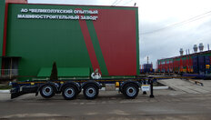 Полуприцеп-контейнеровоз STEELBEAR PF-41N-2 — боковой вид